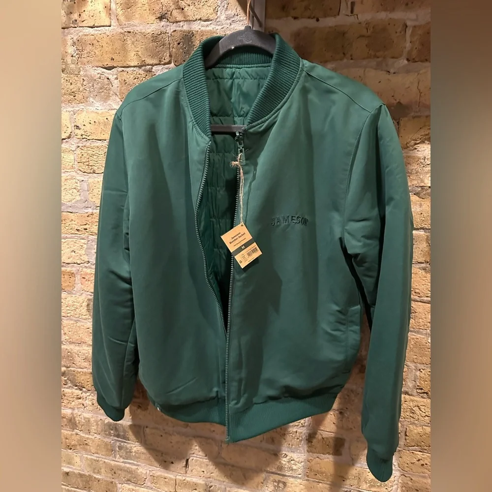 NEW WITH TAGS Jameson reversible bomber unisex jacket size Medium - Picture 1 of 6